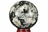 Polished Snowflake Stone Sphere - Pakistan #187522-1